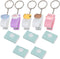 Mini Stapler Set, 5 Pcs Cute Stapler Key Chain with 5 Pcs Staples, Portable Mini Stapler for Office...
