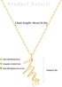 Initial Necklaces for Women, 18k Gold Plated Letter Necklace Dainty Personalized A-Z Pendant Choker Necklace Jewelry Gifts...