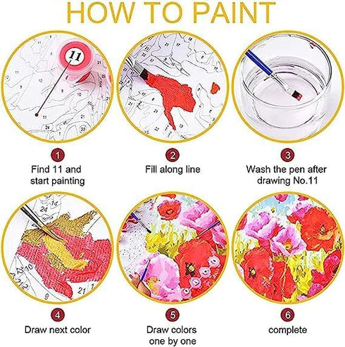 Tucocoo Sugar Skull Paint by Numbers for Adults on Canvas Horror Painting Kits for Kids Beginner Acrylic Pigment Art Kits DIY Oil Painting Kits Gi...