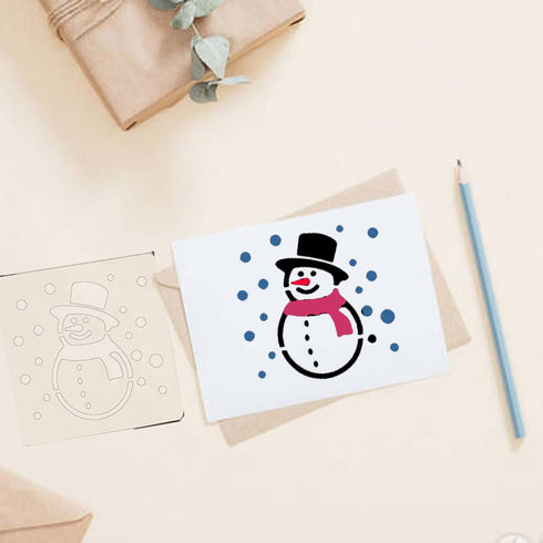 20 Pieces Stencil Template for Painting Reusable Animal Plant Stencil Spring Summer Winter Template, DIY Christmas Stencils for Painting on Wood W...