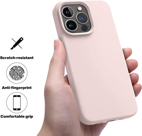 OTOFLY Compatible with iPhone 13 Pro Case,Liquid Silicone Slim Protective Shockproof Phone Case Cover with Anti-Scratch Microfiber Lining, 6.1 inc...