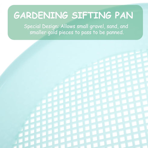 Rock Garden Sieve Soil Sifter: Round Gardening Soil Sieve Garden Sand Sieve Gardening Tool Accessories for Small Gravel Soil Sand...