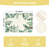 Artoid Mode Eucalyptus Leaves Summer Placemats for Dining Table, 12 x 18 Inch Spring Seasonal Holiday Rustic Vintage Washable Table Mats Set of 4 ...