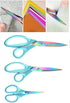 Craft Scissors Sharp Blades Fabric Scissors Rubber Soft Grip Handle Multipurpose Scissors Suitable for Sewing/Arts/Crafts/Office/School and Home (...