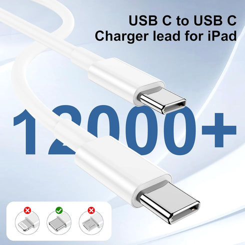 iPhone 15 Charger 6 Ft with 20w USB C Charger Block,2-Pack 20W Fast Wall Charger for 15/15 Pro/Pro Max/iPad Pro AirPods/Samsung and More, with 2 P...