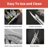 2PC Shrimp Deveiner Tool Stainless Steel Shrimp Deveining Tool Efficient Shrimp Peeler and Deveiner Tool Portable Shrimp Cleaner Shrimp Knife for ...