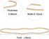 Foshine-Rubber bands large, Beige Rubber band 7 inch 120 Pack Elastics Bands size 117B Long rubber bands for office supplies home Big Rubber Bands...