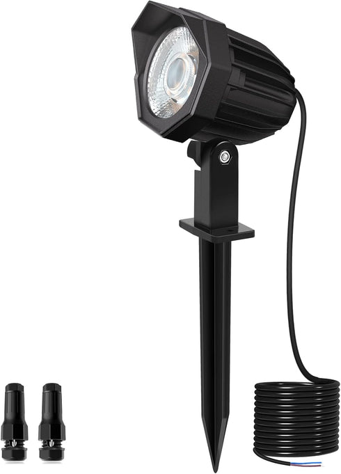 MEIKEE 15W Low Voltage Landscape Lights, Bright 1500LM Warm White LED Spotlights Landscape Lighting Outdoor IP66 Waterproof Garden Lights Tree Pat...