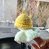 Crochet Octopus Rear View Mirror Hanging Accessories Hand Knitted Crochet Octopus Car Hanging Ornament Pendant Interior Rearview Mirror Decoration...