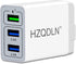 Fast Wall Charger QC 3.0 USB Quick Charge 3 Ports Tablet iPad Phone Charger Adapter Travel Plug Compatible iPhone X/Xs/XS Max/XR/8/8+/7P/7/6/5 Sam...