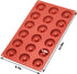 2pcs Silicone Mold for Mini Donut, 18 Cavities Donut Molds Home Reusable Donut Baking Pan Tray...