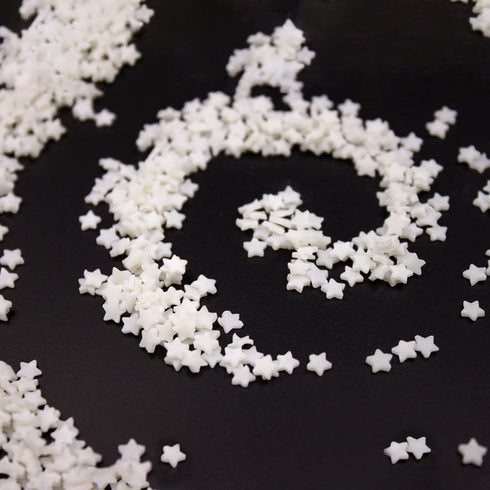 Stars 700 Pk, Heart Shape 350 Pk, Micro Glow in The Dark Polymer Clay - Mini Semi-Flexible Star for Miniature Craft, Memorial, Labor Day, July 4th...