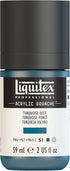 Liquitex Professional Acrylic Gouache, 2-oz (59ml) Bottle, Turquoise Deep...