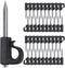 SELEWARE 40 Pieces Q-Hanger, Home Christmas Lights Hanger Hooks for Easy Release Outdoor Wire and Fairy Lights, Heavy Duty 40 LB Capacity...