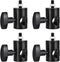 4PCS Light Stand Adapter Aluminum Rapid Adapter Convert with 1/4" Screw DSLR Mount Bracket Multi Functional Mount Bracket Adapter, Photo Studio, L...