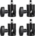4PCS Light Stand Adapter Aluminum Rapid Adapter Convert with 1/4" Screw DSLR Mount Bracket Multi Functional Mount Bracket Adapter, Photo Studio, L...