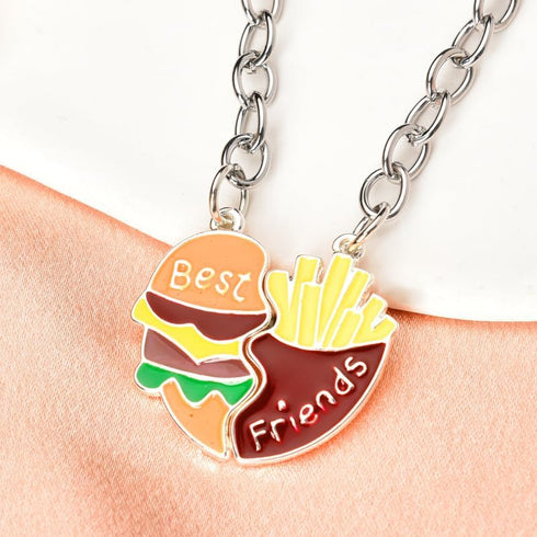 yaozeio Friendship Keychian Gift for Best Friend Bff Couples Avocado Hamburg Keychain for Husband Wife Gifts...