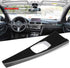 Multimedia Panel Cover, Carbon Fiber ABS Interior Multimedia Panel Cover Trim Fir For 3 Series F30 F34 4 Series F33 F36...