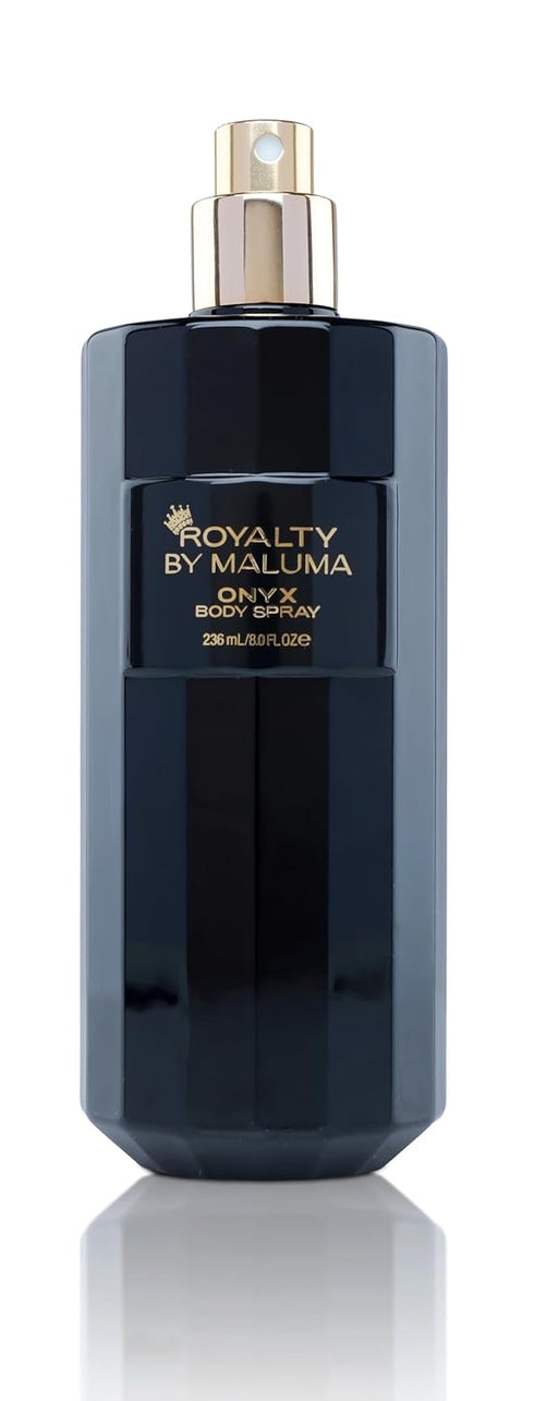 Onyx Body Spray, 8 oz - Luxurious Long-Lasting Perfume for Men - Fougere Amber Wood Fragrance - Cardamon, Pear, Bergamot Top Notes - Ideal Gift fo...