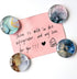 12 Pcs Glass Refrigerator Magnets, Marble Colorful Pattern Office Whiteboard Magnets, Dry Erase Board Magnets, Calendar Maps Magnets, 35mm(1.3")...