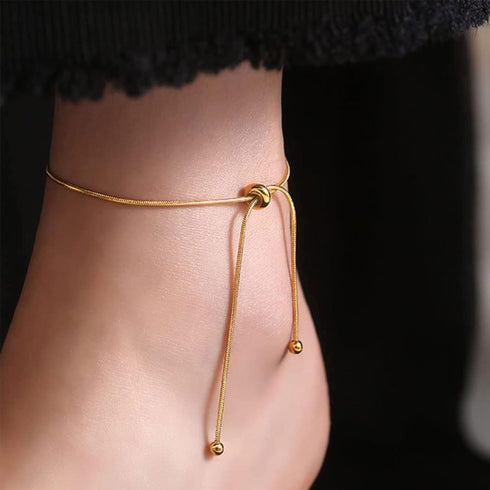 Adjustable Anklet Bracelet for Women Thin Chain Anklet Boho Anklets for Women Bangle Anklets for Women Summer Beach Jewelry Classy Gifts for Women...