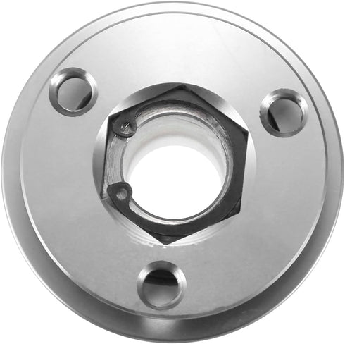 X AUTOHAUX Aluminum Alloy Steering Wheel Quick Release Disconnect 3 Holes Hub 0.26" Bore Silver Tone...