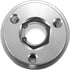 X AUTOHAUX Aluminum Alloy Steering Wheel Quick Release Disconnect 3 Holes Hub 0.26" Bore Silver Tone...