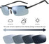 Blue Light Blocking Computer Glasses Photochromic Polarized UV Protection Safety Sunglasses for Men and Women Day and Night Spring Hinge Sports Dr...