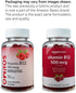 Amazon Basics Vitamin B12 500 mcg Gummies - Normal Energy Production and Metabolism, Immune System Support, Raspberry, 100 Count (2 per Serving) (...