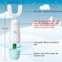 Kids Electric Toothbrush?6 Cleaning Models Toddler Toothbrush Waterproof Battery Powered 360 Automatic Sonic u Shaped Toothbrushes for 2-7 Years O...