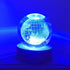 3D Crystal Earth Ball Light with Colorful LED Light Base,Valentine's Day Gift,Color Changing Table Lamp with Remote,Unique Gift for Kids,Girlfrien...