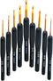 9 Pcs Crochet Hooks Ergonomic Crochet Needles Soft Grip Knitting Needles for Make Scarves Gloves Blankets and Pet Clothes......