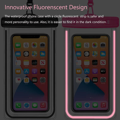 Waterproof Phone Pouch, Waterproof Phone Case, Water Proof Phone Pouch for iPhone 14 13 12 Pro Max & Samsung Galaxy, Cell Phone up to 6.9", IPX8 C...