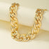 Denifery Dainty Gold Chunky Choker Cuban Link Chain Thick Necklaces Punk Statement Hip Hop Jewelry for Women...