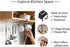 Art Secret 6-Hook Under Cabinet Mug Hanger (c- 2pcs White)...