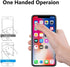 Cell Phone Ring Holder Stand, Transparent Phone Ring Holder Finger Kickstand 360° Rotation Phone Ring Finger Grip Compatible with All Smartphones(...