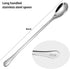 Coffee Spoon,4 Pcs Long Coffee Spoons for Coffee Bar,8-Inch Long Handle Iced Tea Spoon,Bar Spoon Cocktail Mixing Stirrers for Drink Silver (4, Sil...