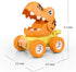 Dinosaur toy,press & go car toy dinosaur push and go toy for 2 3 4 5 year old boys girls Party birthday gift car toy(Wheel color random)...