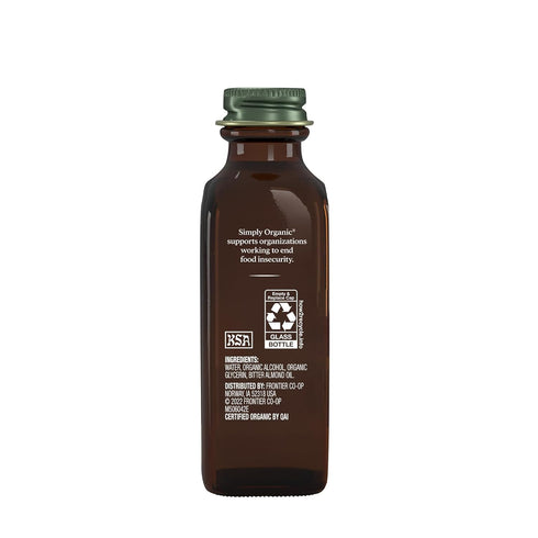 Simply Organic Almond Extract, 2 Ounce Glass Jar, Warm Sugar-free Vegan Flavor for Desserts, Coffee and Smoothies...
