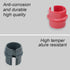 50 Pcs 1/2 and 3/4 Inch Non-Metallic Cable Connectors Snap Style Labor Saving Snap Installation, Single Cable 14/2-10/3 AWG, Two Cables 14/2-12/2-...
