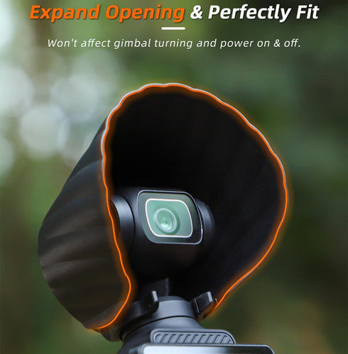 Pocket 3 Gimbal Camera Lens Cap Sunshade Cover, Gimbal Protector Anti-glare Shade Cover for OSMO Pocket 3 Lens Cap...