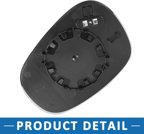 Car Heated Right Passenger Side Mirror Glass Replacement with Backing Plate for BMW 328i XDrive 2009-2013...