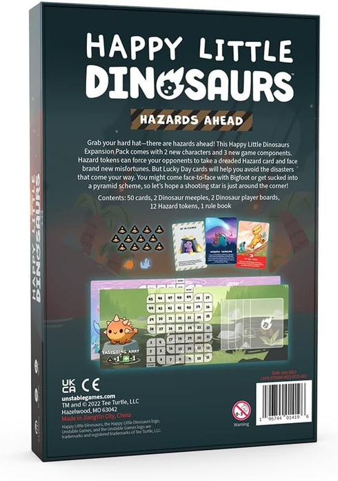 Happy Little Dinosaurs Hazards Ahead Expansion - Designed to be added to your Happy Little Dinosaurs Base Game - Perfect for Game Night!...