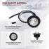 (Pack of 20) TMH 3/4 Inch Mount White LED Clearance Bullet Marker lights, Side LED marker lights for trailer Truck RV Car Bus Van...