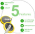 EEMB 5PCS LIR2032H Rechargeable Battery 70mah 3.7V Lithium-ion Coin Button Cell Batteries with Solder Tabs...