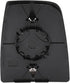 X AUTOHAUX Car Rearview Upper Driver Left Side Non-Heated Mirror Glass Replacement with Plate for Ford Transit 150 250 350 2015-Onward...