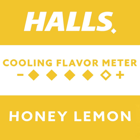 HALLS Relief Honey Lemon Cough Drops, 14 Drops...