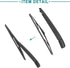 ACROPIX Window Rear Windscreen Wiper Blade fit for Mazda CX-5 with Arm Set Black...