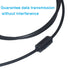 Sqrmekoko USB Interface Data Transfer Cable Compatible with Nikon Digital SLR DSLR D3300 D750 D5300 D7200 D3200, Coolpix L340 L32 A10...