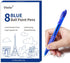 Vitoler Pens,8 Pack,1.0mm,Blue Pens Ballpoint,Pens for School,Retractable Ink Pens for Journaling Office School Supplies...